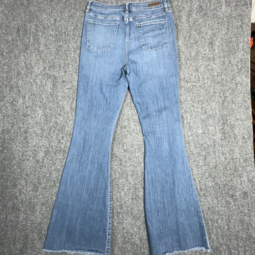 Articles of Society Bridgette Tiger High Rise Flare Jeans Blue 29 5090IM-465 - Picture 2 of 15